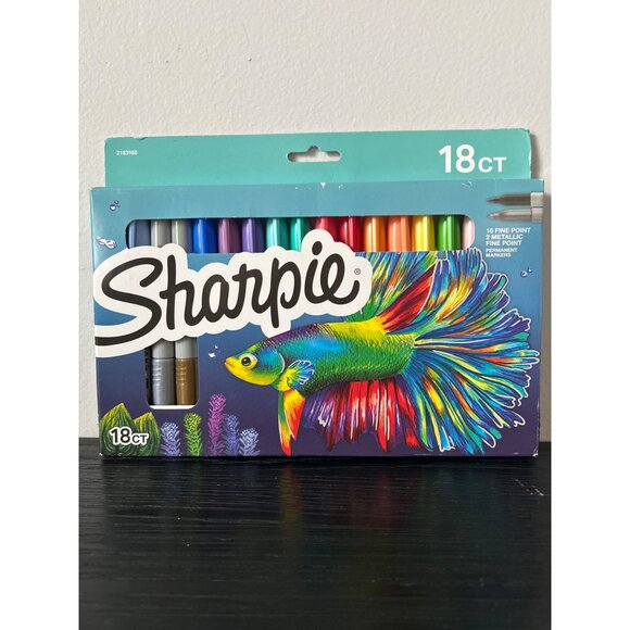 Noted by Post-It Daily/Weekly Calendar Sheets + 18ct Sharpie Permanent Markers - Picture 2 of 8